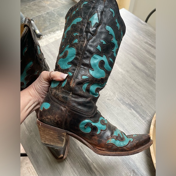 A RARE VINTAGE stunner! Cowboy Boots! - Picture 9 of 11